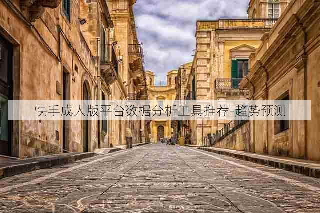 快手成人版平台数据分析工具推荐-趋势预测