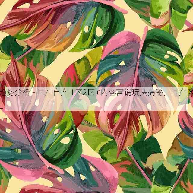 趋势分析 - 国产自产 1区2区 c内容营销玩法揭秘,国产区_1